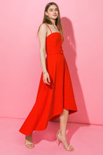 Load image into Gallery viewer, WATCH ME GO WOVEN HI-LO DRESS
