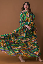 Load image into Gallery viewer, TIME ROLLS BY WOVEN MAXI DRESS