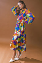 Load image into Gallery viewer, REMARKABLE FLAIR WOVEN MIDI DRESS