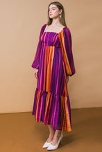 Load image into Gallery viewer, EVERYTHING YOU NEEDED WOVEN MIDI DRESS