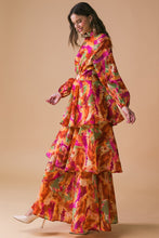 Load image into Gallery viewer, WINDING AUTUMN WOVEN MAXI DRESS