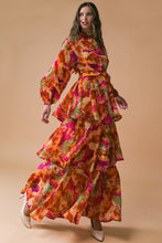 Load image into Gallery viewer, WINDING AUTUMN WOVEN MAXI DRESS