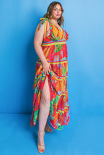 Load image into Gallery viewer, AMONG THE FLOWERS WOVEN MAXI DRESS