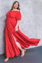 Load image into Gallery viewer, OUT IN THE COUNTRY WOVEN MAXI DRESS