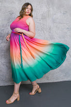 Load image into Gallery viewer, CATER TO YOU WOVEN MIDI DRESS