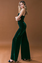 Load image into Gallery viewer, BLOW A KISS VELVET JUMPSUIT