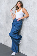 Load image into Gallery viewer, ALL THE BUZZ WASHED DENIM PANTS