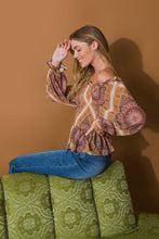 Load image into Gallery viewer, BOHO RAINBOW WOVEN TOP