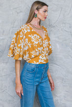 Load image into Gallery viewer, LET THE LIGHT IN BROWN WOVEN TOP