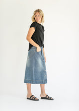 Load image into Gallery viewer, Skylar Button Front Midi Skirt