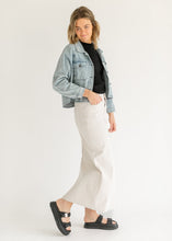 Load image into Gallery viewer, Stella Cloud Denim Maxi Skirt