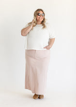 Load image into Gallery viewer, Stella Rose Denim Maxi Skirt