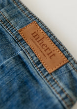 Load image into Gallery viewer, Sutton Side Zip A-line Denim Midi Skirt