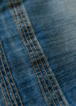 Load image into Gallery viewer, Sutton Side Zip A-line Denim Midi Skirt