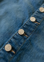 Load image into Gallery viewer, Zana Front Button Denim Midi Skirt