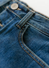 Load image into Gallery viewer, Zana Front Button Denim Midi Skirt