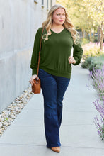 Load image into Gallery viewer, Basic Bae Full Size V-Neck Lantern Sleeve Top

