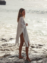 Load image into Gallery viewer, Ava Kimono - Black Stripes

