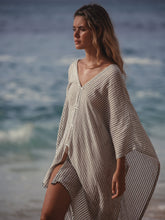 Load image into Gallery viewer, Ava Kimono - Black Stripes
