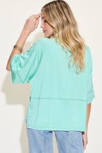 Load image into Gallery viewer, Basic Bae Full Size Bamboo Round Neck Exposed Seam T-Shirt
