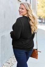 Load image into Gallery viewer, Basic Bae Full Size V-Neck Lantern Sleeve Top

