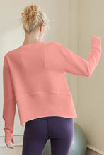 Load image into Gallery viewer, Basic Bae Air Scuba Round Neck Long Sleeve Sweatshirt
