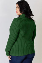 Load image into Gallery viewer, Basic Bae Full Size Ribbed Mock Neck Long Sleeve T-Shirt

