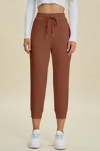 Load image into Gallery viewer, Basic Bae Full Size Air Scuba Drawstring High Waist Cropped Pants

