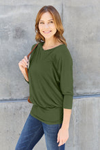 Load image into Gallery viewer, Basic Bae Full Size Round Neck Batwing Sleeve Top
