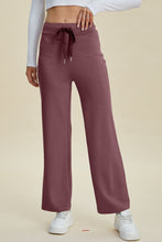 Load image into Gallery viewer, Basic Bae Full Size Air Scuba Drawstring Wide Leg Pants
