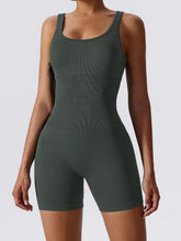 Load image into Gallery viewer, Basic Bae Ribbed Sleeveless Active Romper
