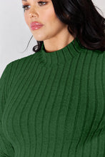 Load image into Gallery viewer, Basic Bae Full Size Ribbed Mock Neck Long Sleeve T-Shirt
