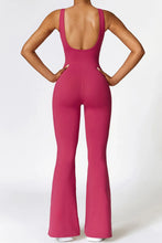 Load image into Gallery viewer, Basic Bae Sleeveless Bootcut Slit Active Jumpsuit
