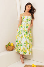 Load image into Gallery viewer, BEAMING PERFECTION IVORY WOVEN MIDI DRESS
