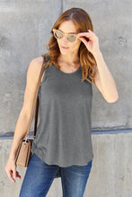 Load image into Gallery viewer, Basic Bae Full Size Round Neck Curved Hem Tank
