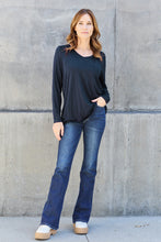 Load image into Gallery viewer, Basic Bae Full Size V-Neck Long Sleeve Top
