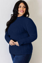 Load image into Gallery viewer, Basic Bae Full Size Ribbed Mock Neck Long Sleeve T-Shirt

