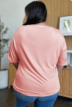 Load image into Gallery viewer, Basic Bae Full Size Bamboo V-Neck Drop Shoulder T-Shirt

