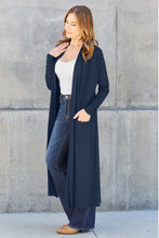 Load image into Gallery viewer, Basic Bae Full Size Open Front Long Sleeve Cover Up
