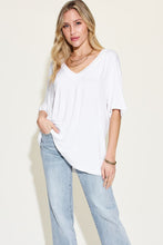 Load image into Gallery viewer, Basic Bae Full Size Bamboo V-Neck Drop Shoulder T-Shirt

