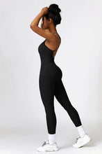 Load image into Gallery viewer, Basic Bae Open Back Spaghetti Strap Active Jumpsuit
