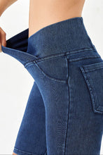 Load image into Gallery viewer, Basic Bae Asymmetrical Waist Denim Shorts with Pockets
