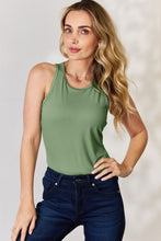 Load image into Gallery viewer, Basic Bae Full Size Round Neck Racerback Tank
