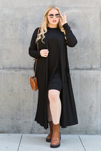 Load image into Gallery viewer, Basic Bae Full Size Open Front Long Sleeve Cover Up
