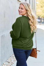 Load image into Gallery viewer, Basic Bae Full Size V-Neck Lantern Sleeve Top
