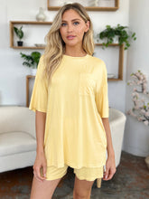 Load image into Gallery viewer, Basic Bae Bamboo Full Size Round Neck Drop Shoulder T-Shirt and Shorts Set
