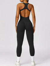 Load image into Gallery viewer, Basic Bae Sleeveless Cutout Racerback Active Jumpsuit

