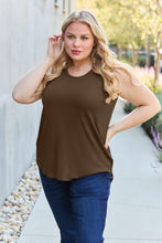 Load image into Gallery viewer, Basic Bae Full Size Round Neck Curved Hem Tank

