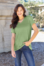 Load image into Gallery viewer, Basic Bae Bamboo Full Size  V-Neck Short Sleeve T-Shirt
