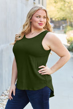 Load image into Gallery viewer, Basic Bae Full Size Round Neck Curved Hem Tank

